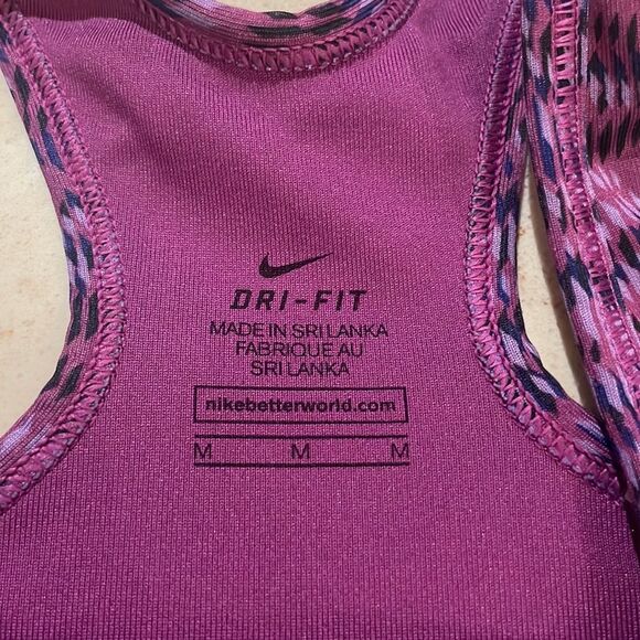 Nike sports bra SZ medium purple and blue PRO - Picture 4 of 7